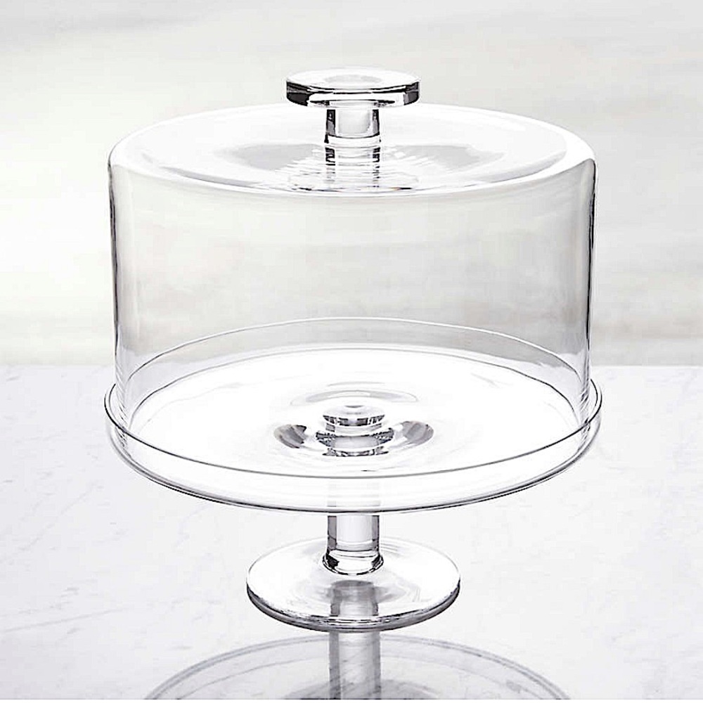 New! Crate&Barrel Cake Stand with Dome